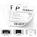 8.5 x 11 Sticker Paper for Inkjet Printer, 200 Sheets Full Sheet Printable White Sticker Paper for Laser Printing, Matte, All 200 Lables