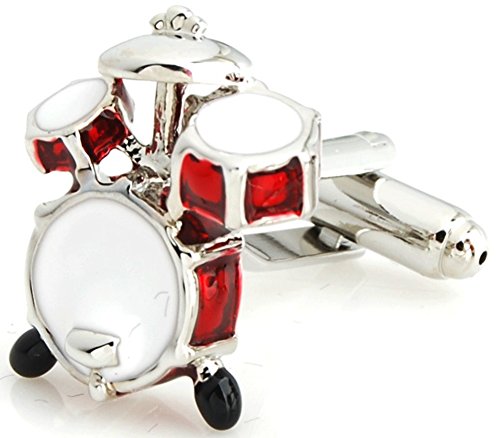 Salutto Men's Drums Cufflinks With Gift Box #TOP12
