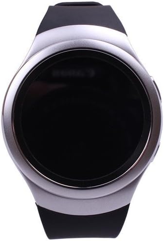 Miniatura 4 de ECSEM - Pulseras de repuesto de silicona grandes compatibles con reloj inteligente Samsung Gear S2 SM-R720 SM-R730 correa Gear S2 color negro