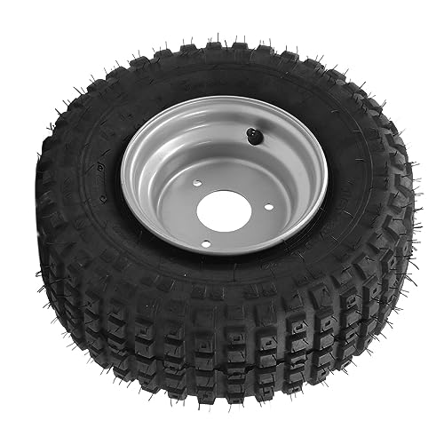 Pneus Pesados ​​16x8-7 Com Cubo, Pneus de Borracha de Instalação Integrada, Pneus Resistentes à Vibr