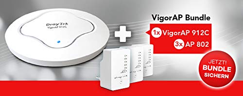 DrayTek vAP912c-3x802-Bundle idéal pour le télétravail serein
