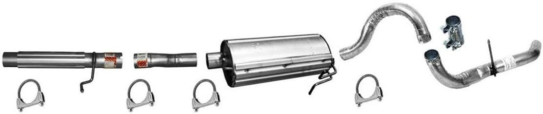 Replacement Parts For 1999 2000 2001 2002 2003 Ford F250 Super Duty Muffler Exhaust System 158" Wheel Base