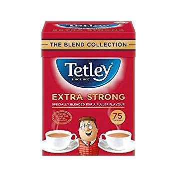 Bolsas De Té Tetley Fuertes Adicionales 75 Por Paquete - Paquete de 4