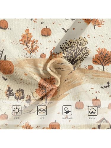 ZZKKO Fall Farmhouse Pumpkin Girls Underwear Toddler Panties for Girls Comfort Brief Size 2T3