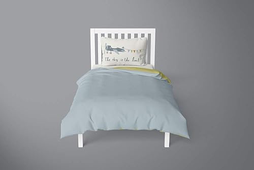 Miniatura 3 de Juego de fundas de almohada - Avión y nubes