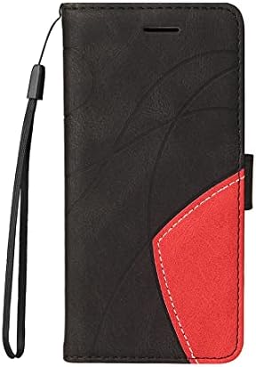 MOBESV Custodia per Motorola Moto E6S, Cover a Libro Magnetica Custodia in Pelle per Motorola Moto E6S, Elegante Nero