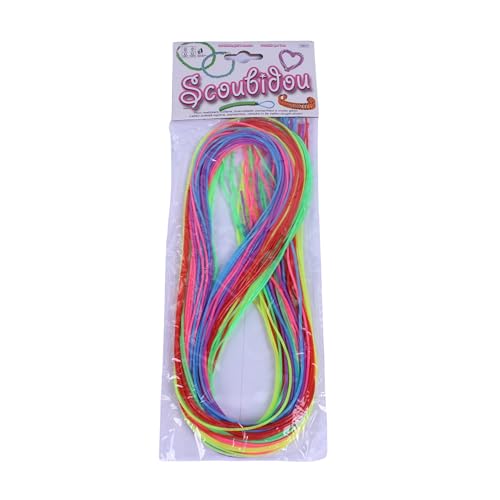 200 Fili Scoubidou Colorati - Corda Intrecciata Per Portachiavi, Braccialetti Fai Da Te - Foto 2