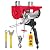 VEVOR 2200lbs Electric Hoist w/14ft Wired Remote Control, 110v Electric Hoist with 40ft Single Cable Lifting Height, for Garage Warehouse Factory Control for Garage, Shop, Hotel, Home