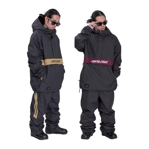 �yAA HARD WEAR�z2022/2023 SC ANORAK ZIP JACKET �X�m�[�E�F�A �X�m�[�{�[�h �X�m�{ �����Y �X�m�[�W���P�b�g �A�E�^�[ S/M/L/XL BLACK/BEIGE M