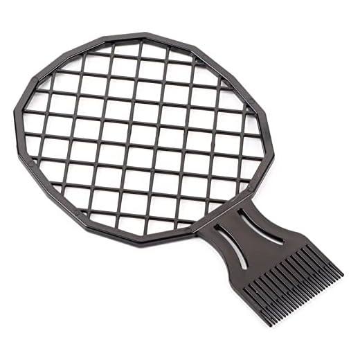 Peine para el cabello 2 en 1 Afro Twist Peine para el cabello rizado para hombres Cepillo para el cabello estilo africano Rastas Lámina de estaño Peine para permanente en caliente Herramienta de peluq