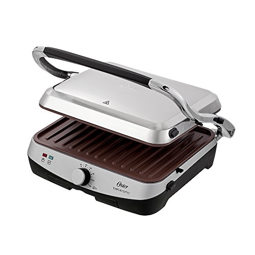 Tempero Grill: Você Sabia que Pode Transformar Suas Carnes? Oster Grill Bioceramic 2 Em 1, 110V, Inox, 1500W, CKSTPA4881