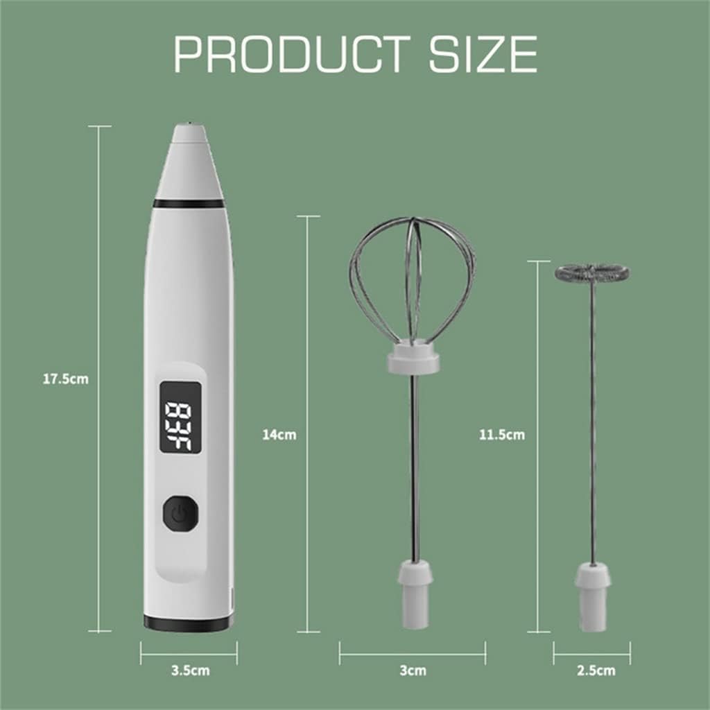 Mixer Milk Frother Portable Blender Mini Stirrer Chargeable Eggbeater (Color : B Size : As the picture shows) (A As the picture shows)