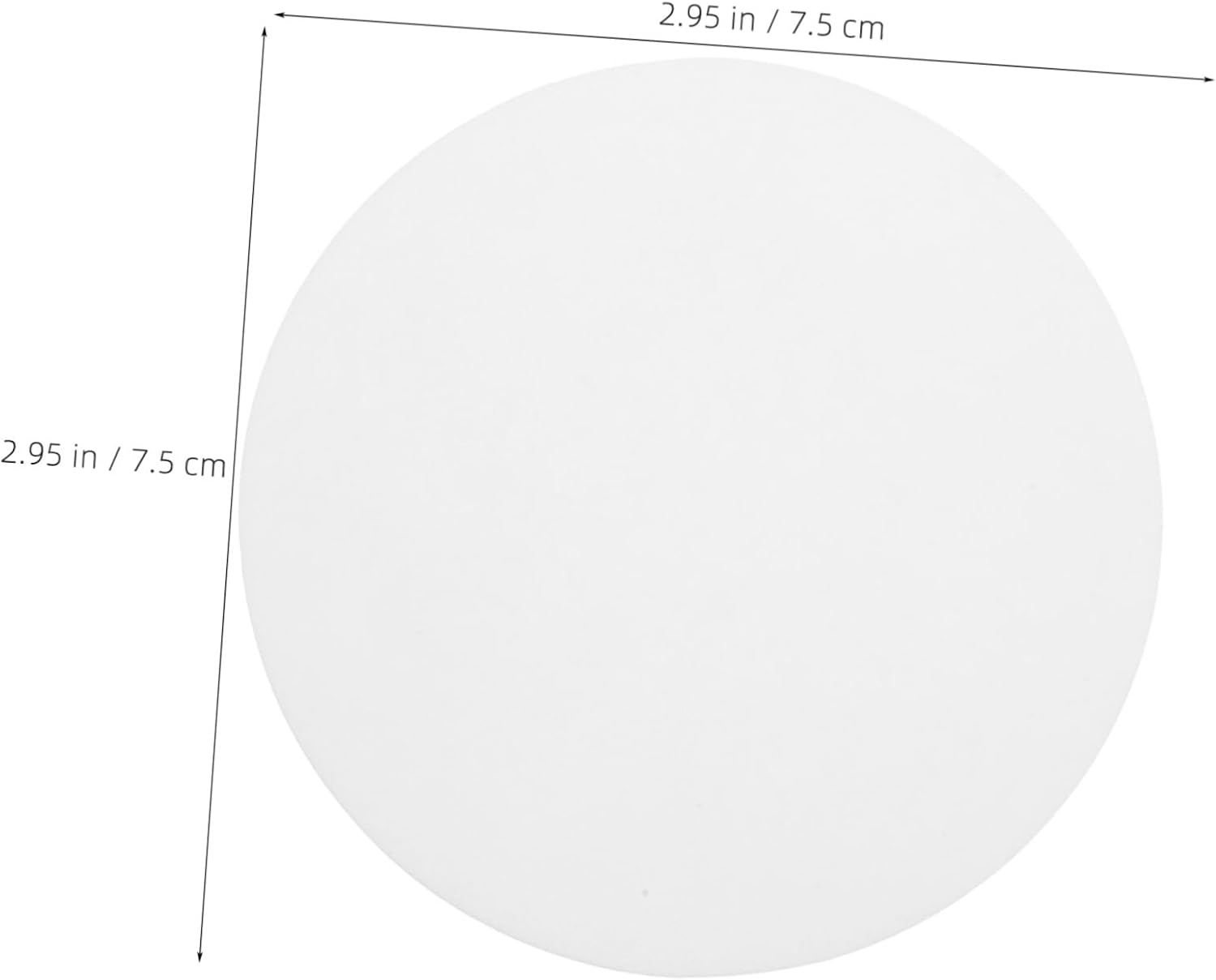 Ipetboom 5pcs 7.5cm round Acrylic LED Light Diffuser Panel – Anti-glare Ceiling Lamp Shade Parts for LED Downlight Fixtures, Soft Light Diffusing Accessories for Home Lighting