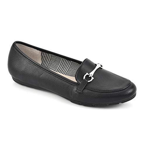 Image of Rialto Women's Guiding Black Size 9.5 Loafer Flat