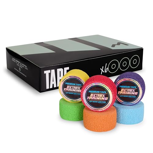Premium Tape Extra Adhésif Elitex Training – Ruban de sport professionnel | Cross Training,...