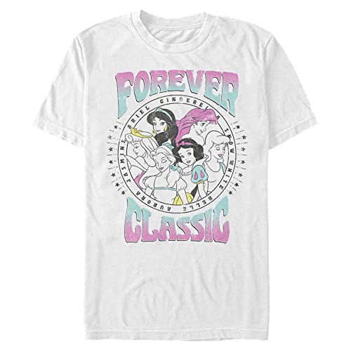 T-Shirt Homme Disney Princesse Classique en coton blanc taille M