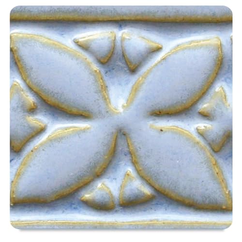 AMACO 1442862 Potters Choice Lead-Free Non-Toxic Glaze, 1 pt, Arctic Blue PC-21