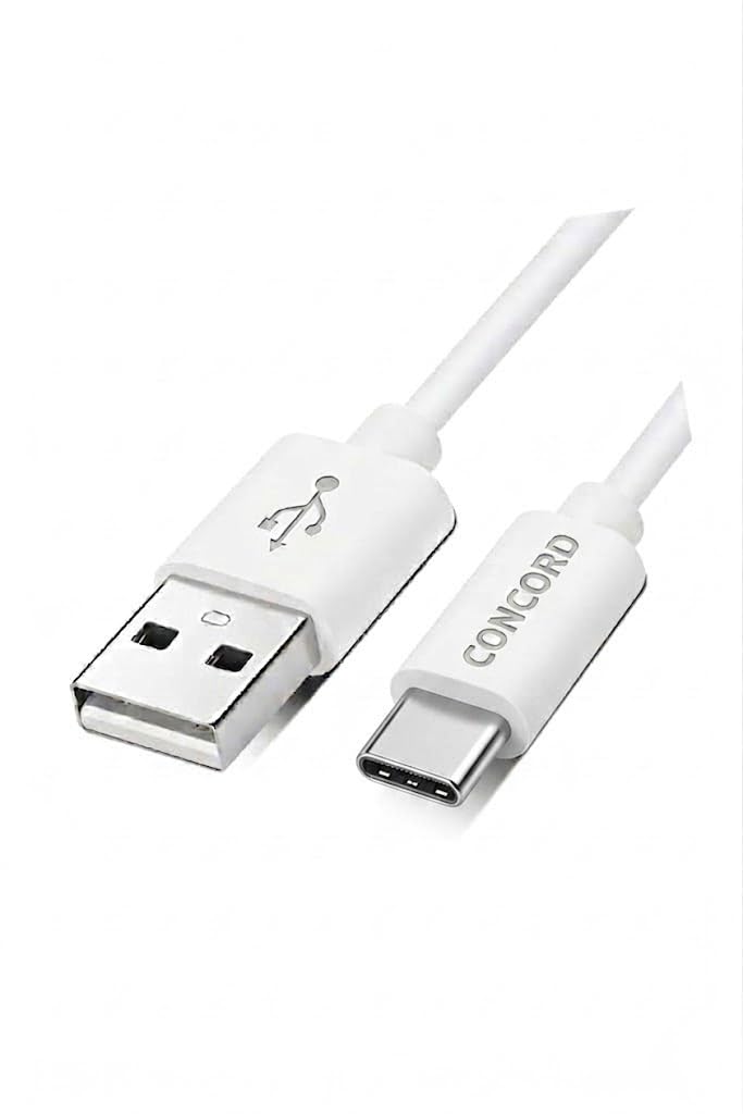 Concord C-821 2.1A 100 CM Type-C Şarj ve Data Kablosu Beyaz - Akıllı Telefonlar ve Tabletler İçin