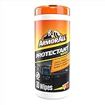 Original Protectant Wipes by Armor All, Car Interior Cleaner Wipes with UV Protection to Fight Cracking & Fading, 30 Count