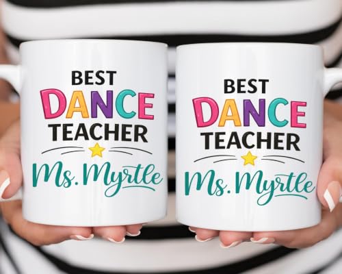 Custom Dance Teacher Name Mug