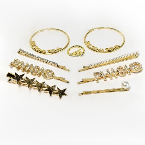 Sorority Pi Beta Phi - Pinzas para el cabello - 6 por pack miniatura 6