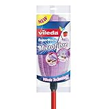 vileda supermocio string mop komplett set vileda Vileda SuperMocio Microfaser Wischmop Ersatz, violett