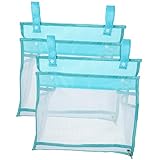 Luxshiny 2個 入浴おもちゃの収納バッグ ぶら下げ ストレージ 多機能メッシ