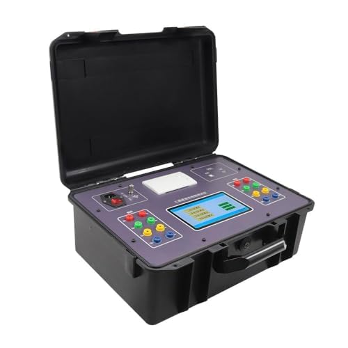 Transformer DC Resistance Tester Three-Channel Transformer DC Resistance Tester Meter with 0.0001mΩ to 5000Ω 0.01mA to 20.000A Resolution 0.1uΩ Built-in Thermal Printer USB Interface