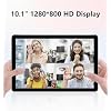 ECOPAD 10.1 Inch Tablet, Android 15 Tablets 12GB(4+8) RAM / 64GB ROM / 1TB SD Card Expansion, 1280x800 IPS HD Touchscreen, 6000mAh Battery, Bluetooth 5.0, Dual Cameras, GMS, Dual Band WiFi, Black