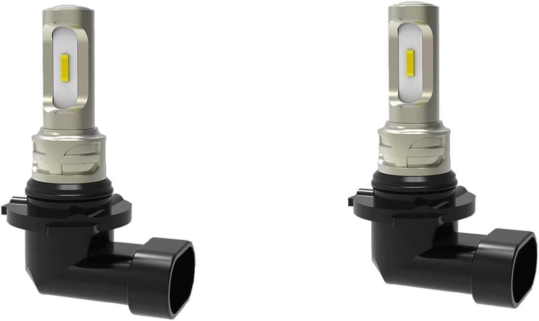 Alla Lighting T4-5/8 P22d Base LED Upgrade HB4 9006 Fog Lights Bulbs Replacement 78164 48006 1999366, 6000K Xenon White