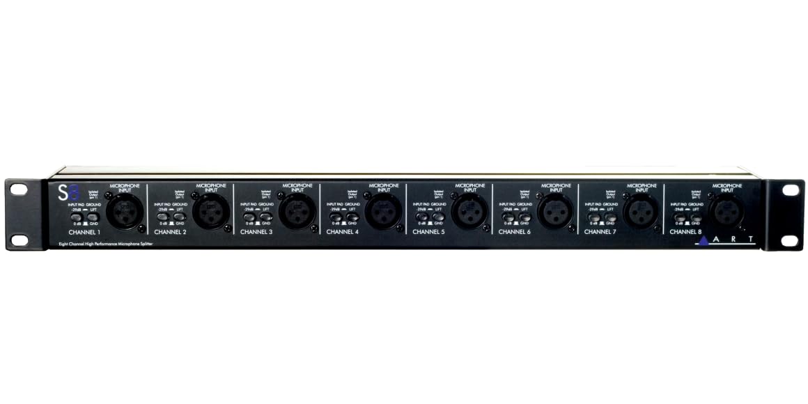 Amazon.com: ART S8 Eight Channel Mic Splitter | The S8 Can be to