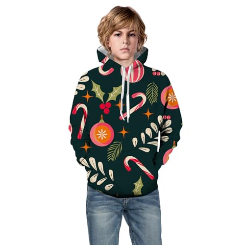 Hoodies for Boys Girls Pullover Sweatshirts Kids Hooded Unisex Sweatshirt Pocket Pullover Hoodies 2024 (AG, 5-6 Years)