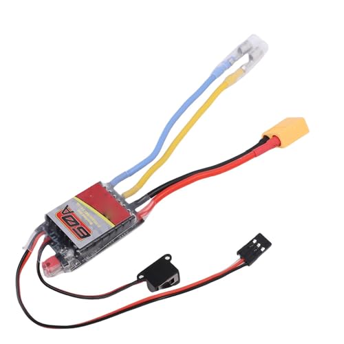 Julihai 60A Brushed ESC, Electronic Speed Controller for RC Cars and Boats, with XT60 Plug, for 380 390 540 550 Brushed Motors, 1/16 1/12 /10 Electric Car Buggy Truck Crawler - Image 4