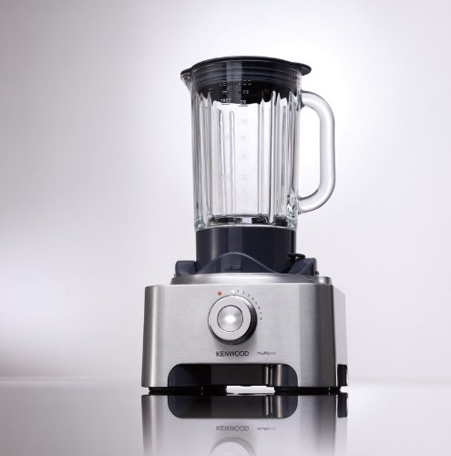 Kenwood MultiPro Sense Food Processor, 3.5 Litre Bowl, 1.6 Litre Thermo-resist Glass Blender, 4 attachments, 5 Slicing and Grating Plates, Built in Weighing Scale, 1000 W, FPM810, Silver 4 Gallery Image