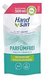 Handsan Cremeseife Nachfüllbeutel | pH-hautneutral & vegan | 500 ml