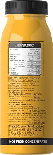 Image of RAW Pressery Alphonso Mango Juice | Fruit Juice | Not from Concentrate | Mango Drink | 200ml
