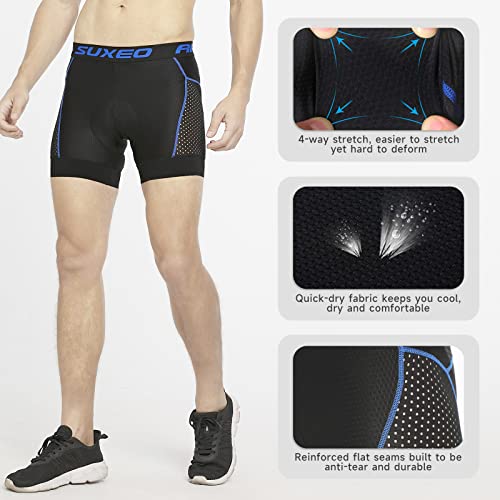 Calzas Cortas para Ciclismo Hombre con Almohadilla 5D Gel miniatura 4