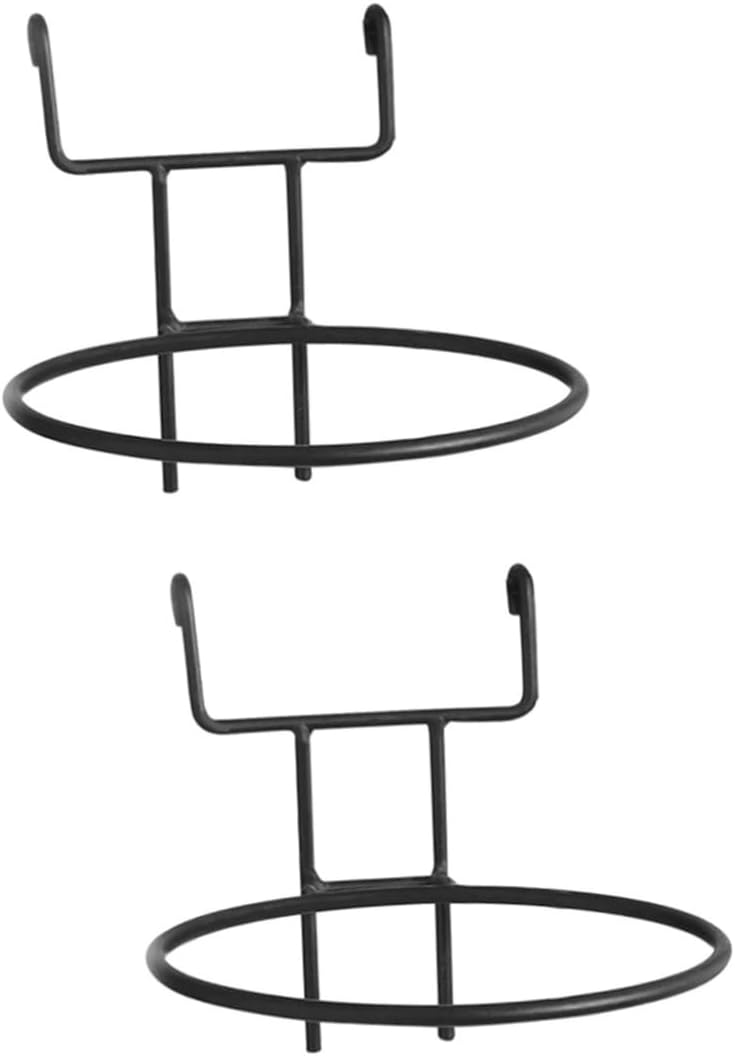 BESPORTBLE 2pcs Sturdy Iron Wall Planter Hanger for Flower Box Holder Balcony Planters Hanging Rack