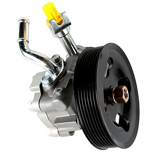 YOMALL Power Steering Pump with Pulley & Reservoir fit for 2005-2019 Xterra 2005-2012 Equator 2005-2019 Frontier 2005-2012 Pathfinder 21-5451