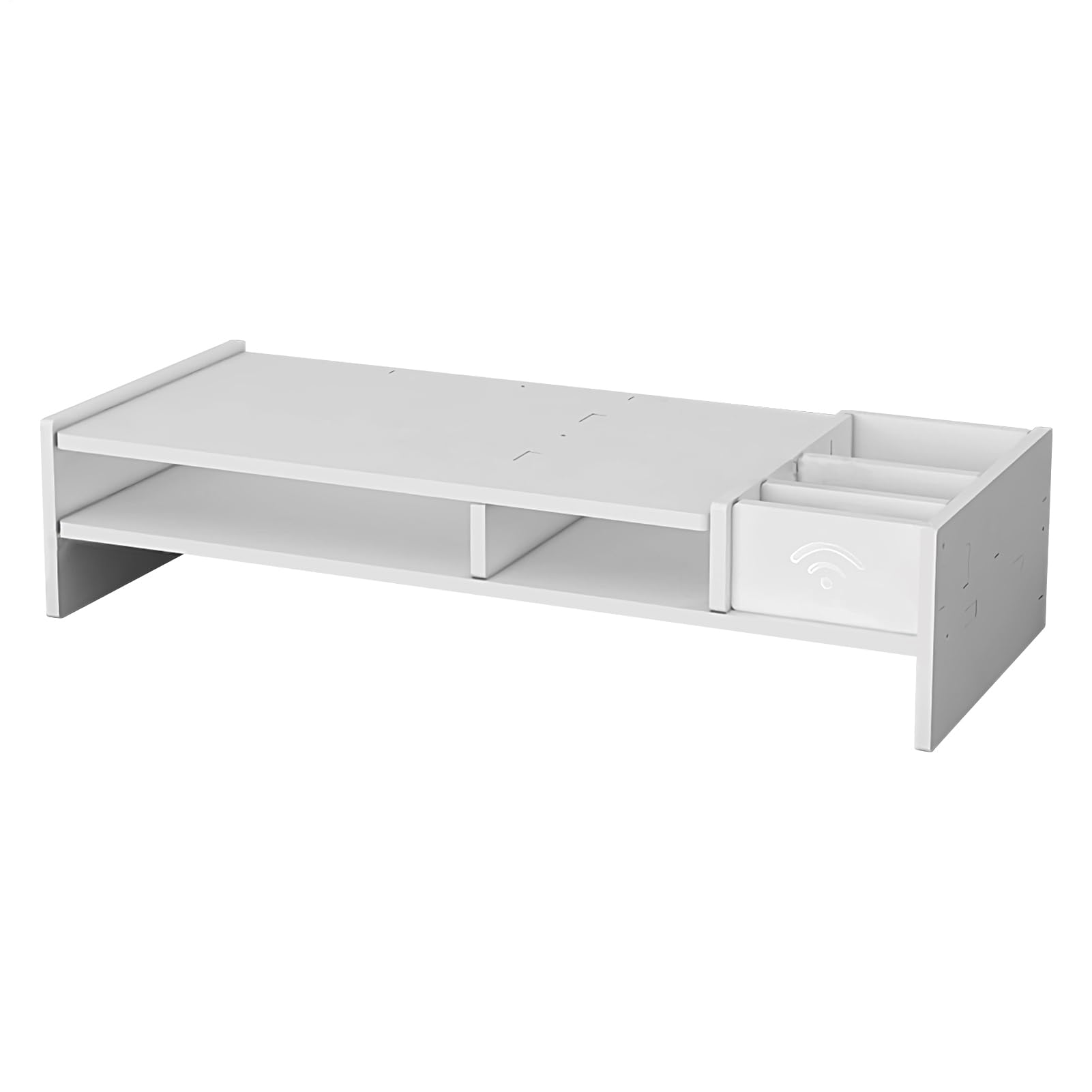 3 Tier Desk Monitor Riser Stand Desk Organizer for Filing Display Stationery Home School Dorm Office Reading Classroom Workstation