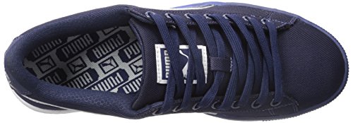 PUMA Men's Basket Classic Mesh Fade Sneaker, Peacoat, 11 D US