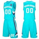Custom Basketball Jersey Basketball Shorts and Top Set Personalized Team Name/Number/Logo Suitable f