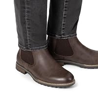 Bruno Marc Herren Chelsea Boots Stiefeletten,Size 44,Dunkelbraun – Ansicht 6