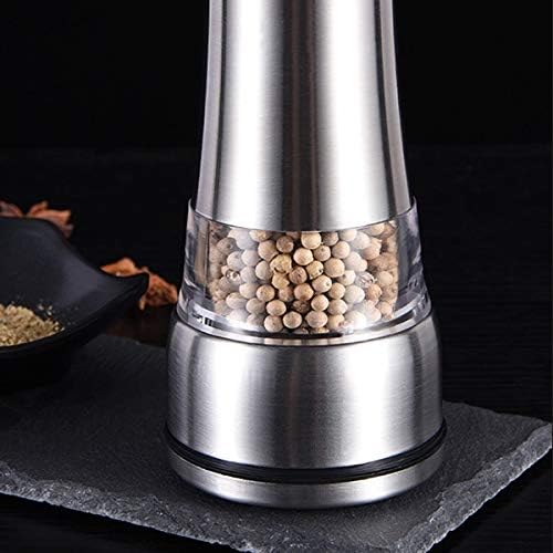 Pepper Grinder Black Grain Bottle Manual Stainless Steel Artifact Household