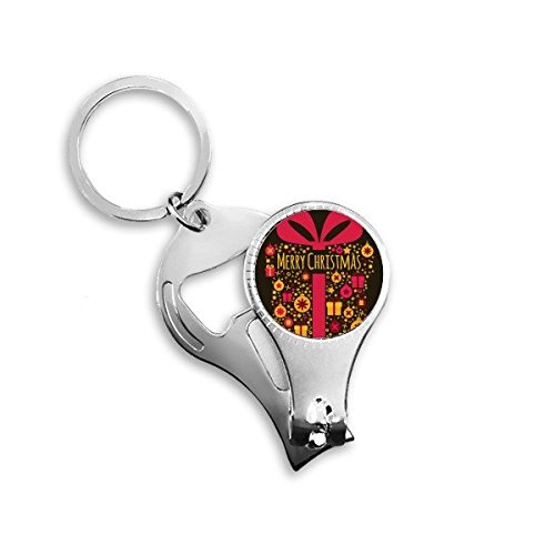 Porte-clés de voiture Merry Christmas en métal pour simplifier vos trajets