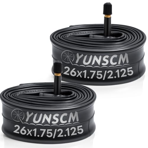 YunSCM 2PCS 47/57 559 26 Pulgadas cámara 26x1.75/1.95/2.0/2.10/2.125 AV32mm Valve Compatibles 26 Pulgadas Bicicleta cámaras de Aire