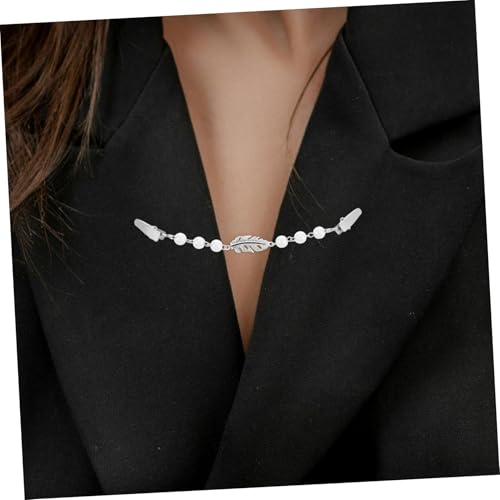 Colliers de cardigan rétro en alliage robuste, l'accessoire de châle raffiné - 4