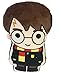 Harry Potter, cuscino morbido in peluche 3D con simpatico personaggio Chibi grande per la casa