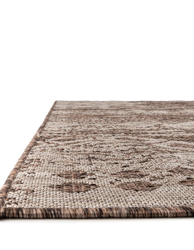 Tapete Outdoor Bohemian 7'10" x 10' Marrón miniatura 6