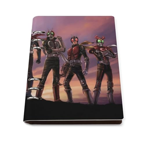 ノート 仮面ライダー メモ帳 バインダーノート A5 6穴 90枚 てちょう ハードカバー メモ ンダー A5サイズ 横罫線 ??本 文房具 オフィス用品 ルーズリーフ 学生 キャンパス おしゃれ プレゼント 贈り物